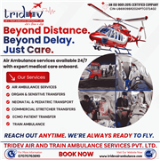 Tridev Air Ambulance Service in Ranchi –Safe Bed-to-Bed Patient Transfer