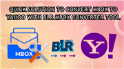Convert/Import MBOX to Yahoo Mail with BLR MBOX Converter Tool