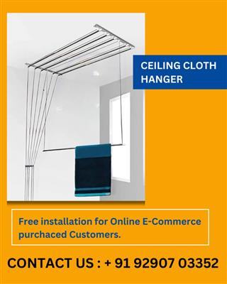 Call 09290703352 for Balcony Cloth Dry Hanger Peddapalli