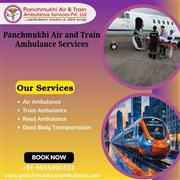 Panchmukhi Air and Train Ambulance in Vellore with High-grade Ventilator Setup