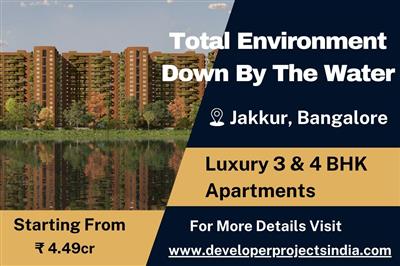Total Environment Down By The Water - Luxurious Waterfront Residences in Jakkur