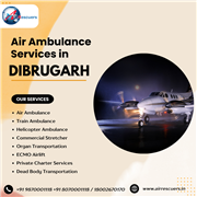 24/7 Rapid ICU Air Ambulance – Dibrugarh