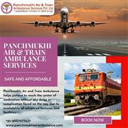 Panchmukhi Air and Train Ambulance Services in Bhavnagar with Medical Devices