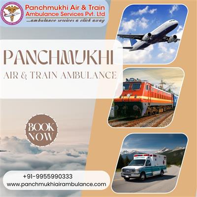 Panchmukhi Low Cost Train Ambulance in Patna- Advanced Features offered at lower