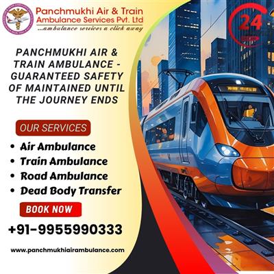 Panchmukhi Hi Tech Train Ambulance in Ranchi- arrangements of non-risky medical