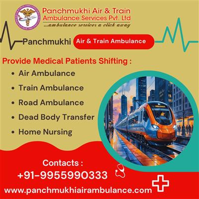 Panchmukhi ICU Train Ambulance in Guwahati- helps in relocating critical patient