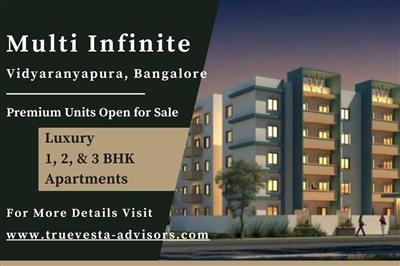 Multi Infinite - Premium 1, 2, and 3 BHK Luxury Apartments in Vidyaranyapura