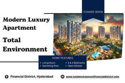 Total Environment Luxury Apartments - 3 & 4 BHK Flats in Financial District