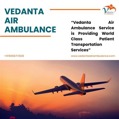 Book the Lowest Rate and Best Air Ambulance with Medical Team in Mumbai by Vedan