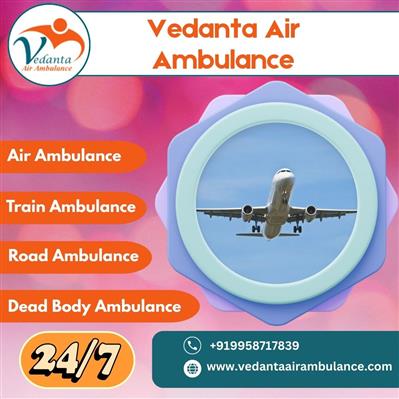 Select Air Ambulance with Magnificent Medical Services in Mumbai via Vedanta