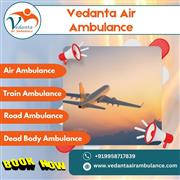 Matchless Air Ambulance with Medical Amenities in Chennai via Vedanta