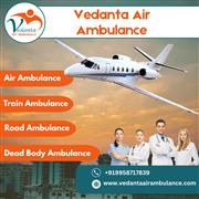 Select Advanced Air Ambulance with Perfect Medical Aid from Patna by Vedanta