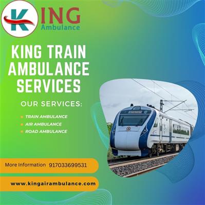 King Train ambulance in Guwahati provides health monitoring facility during tran