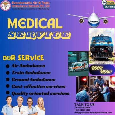 Panchmukhi Air and Train Ambulance in Patna- responsive and dedicated staff