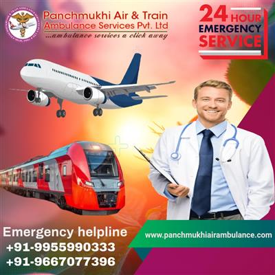 Panchmukhi ICU Air and Train Ambulance in Delhi- your best support