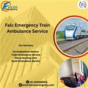 With the Falc Emergency Train Ambulance in Delhi, patients travel with complete