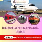 Hire Panchmukhi Air and Train Ambulance Service in Chandigarh at Reasonable Pric