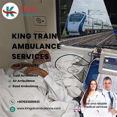 King Train Ambulance in Patna Attends the Patients Needs from Starting