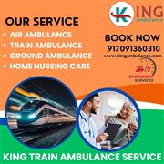 King Train Ambulance Service in Delhi which provides a great experience and comf