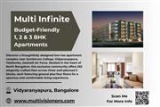 Multi Infinite - Smart & Stylish 1, 2 & 3 BHK Homes in Vidyaranyapura, Bangalore