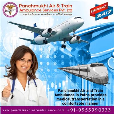 Panchmukhi Hi Tech Air and Train Ambulance Services in Guwahati Cost