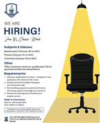 WANTED: Experienced Teachers