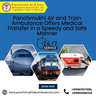 Utilize Panchmukhi Train Ambulance Service in Guwahati to ensure your well-being