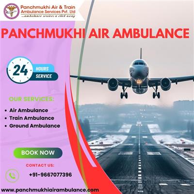 Book Panchmukhi Air and Train Ambulance Chennai with Superb Healthcare Service