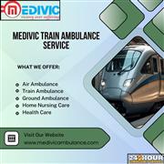 For round-the-clock emergency transfer by Medivic train ambulance in Mumbai