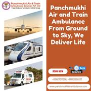 Hire Panchmukhi Train Ambulance Service in Patna for advanced life-support