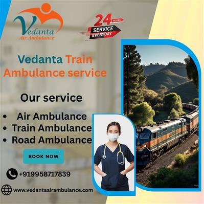 Get the best healthcare emergency services from Vedanta Train Ambulance in Asans