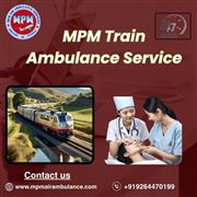 MPM Train Ambulance in Siliguri provides a good transfer ICU facility to patient