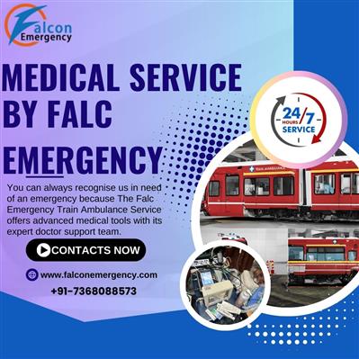 Using the Falc Emergency Train Ambulance in Ranchi to convey the patient remains