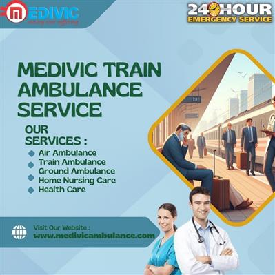 Medivic Train Ambulance provides further Top-Notch Care and secures services in