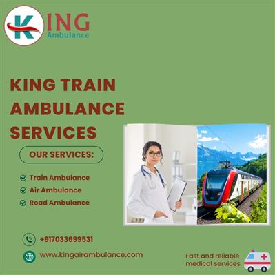 Get affordable cost during patient transfer by King Train Ambulance in Bangalore