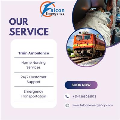 Get timely treat and transfer by Falc Emergency Train Ambulance in Chennai
