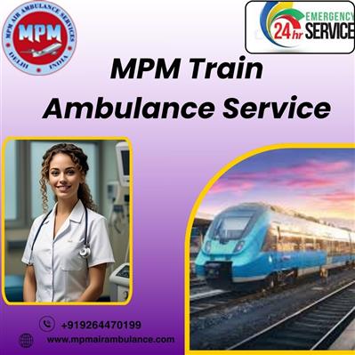 MPM Train Ambulance in Siliguri provides accurate diagnosis during transfer