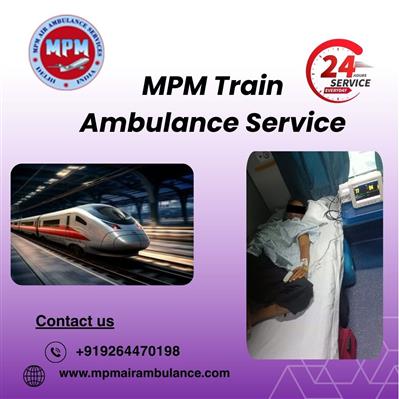 MPM Train Ambulance Services in Raipur provides excellent care to your family