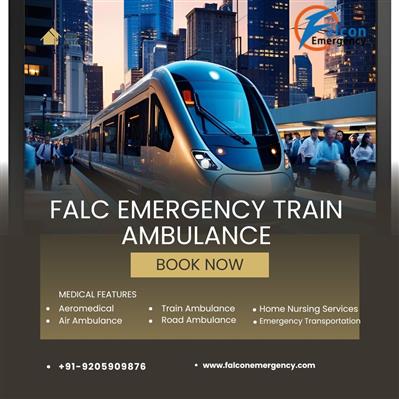 Book FALC EMERGENCY Train Ambulance in Ranchi to get Medical Transfer