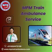 MPM Train Ambulance Services in Raipur provides excellent care to the patients