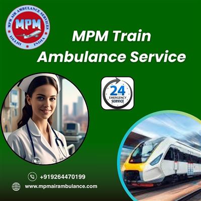 MPM Train Ambulance in Allahabad comes with the best ventilator service
