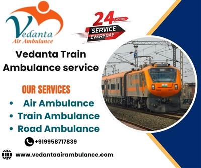 Vedanta Train Ambulance provides outstanding medical transfer services in Dibrug