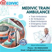 Medivic Train Ambulance in Kolkata operates with better convenience using a moto