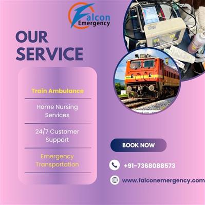 Falc Emergency Ensures Safest Shifting of Patients in Kolkata in a Train Ambulan
