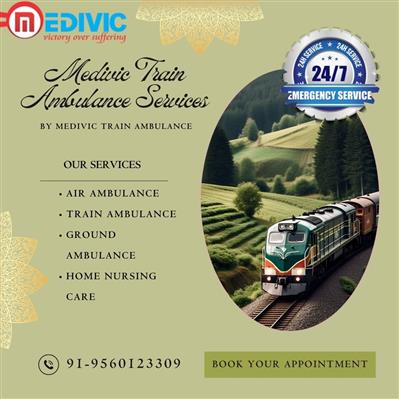 Medivic Train Ambulance in Patna provide timely transfer as well as patient care