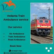 Patients are well monitored by Vedanta Train Ambulance Services in Meghalaya