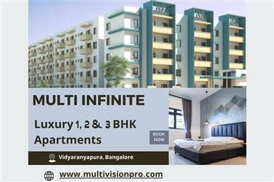 Multi Infinite Vidyaranyapura Prime 1, 2 & 3 BHK Luxury Apartments in Bangalore