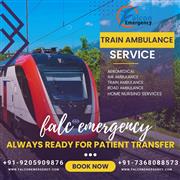 Marching critically sick patients from Kolkata using the Falc Emergency Train Am
