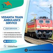 Vedanta Train Ambulance in Ranchi caters to a wide range of medical needs