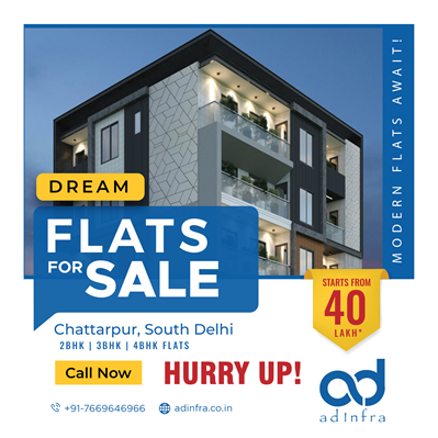 Budget Flats in Chattarpur – Perfect for Families & Investors